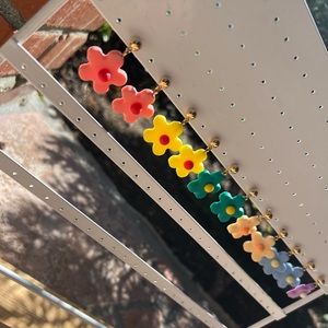 Handmade Flower Earrings